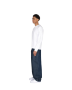 ZIP RAW DENIM - BLUE - Image 7