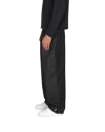 ZIP RAW DENIM - BLACK - Image 8