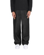 ZIP RAW DENIM - BLACK - Image 5